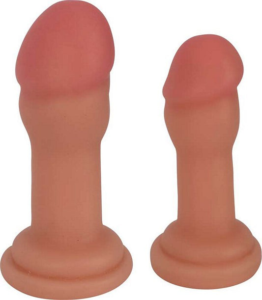 Curve Novelties Jock Anal Plug Duo Set - Vanilla