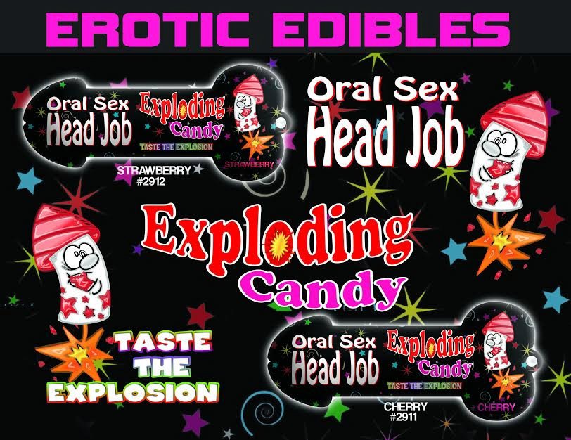 Head Job Oral Sex Candy Strawberry Red 0292